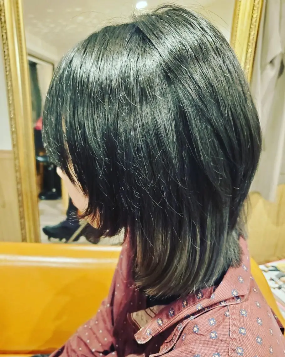 ミディアム カラー グラデーションカラー ハイライトカラー 外国人風カラー ハイライト トリートメント カット ヘアカラー トリートメント spa hair ark 富井直美のヘアスタイル