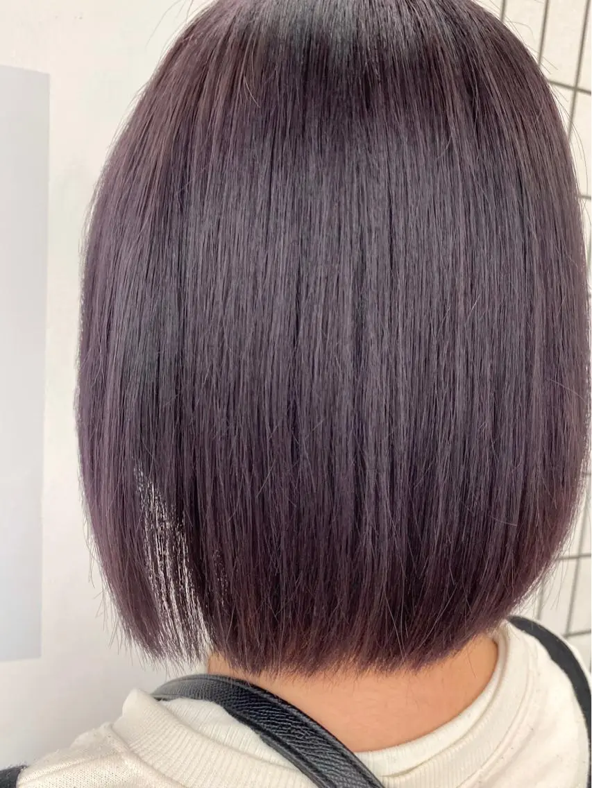 ミディアム カラー ダブルカラー ヘアカラー トリートメント 千 田のヘアスタイル