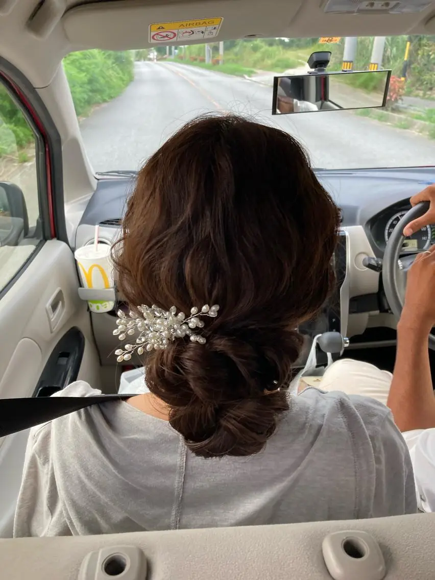ロング ヘアセット ヘアメイクサロン viviのヘアスタイル
