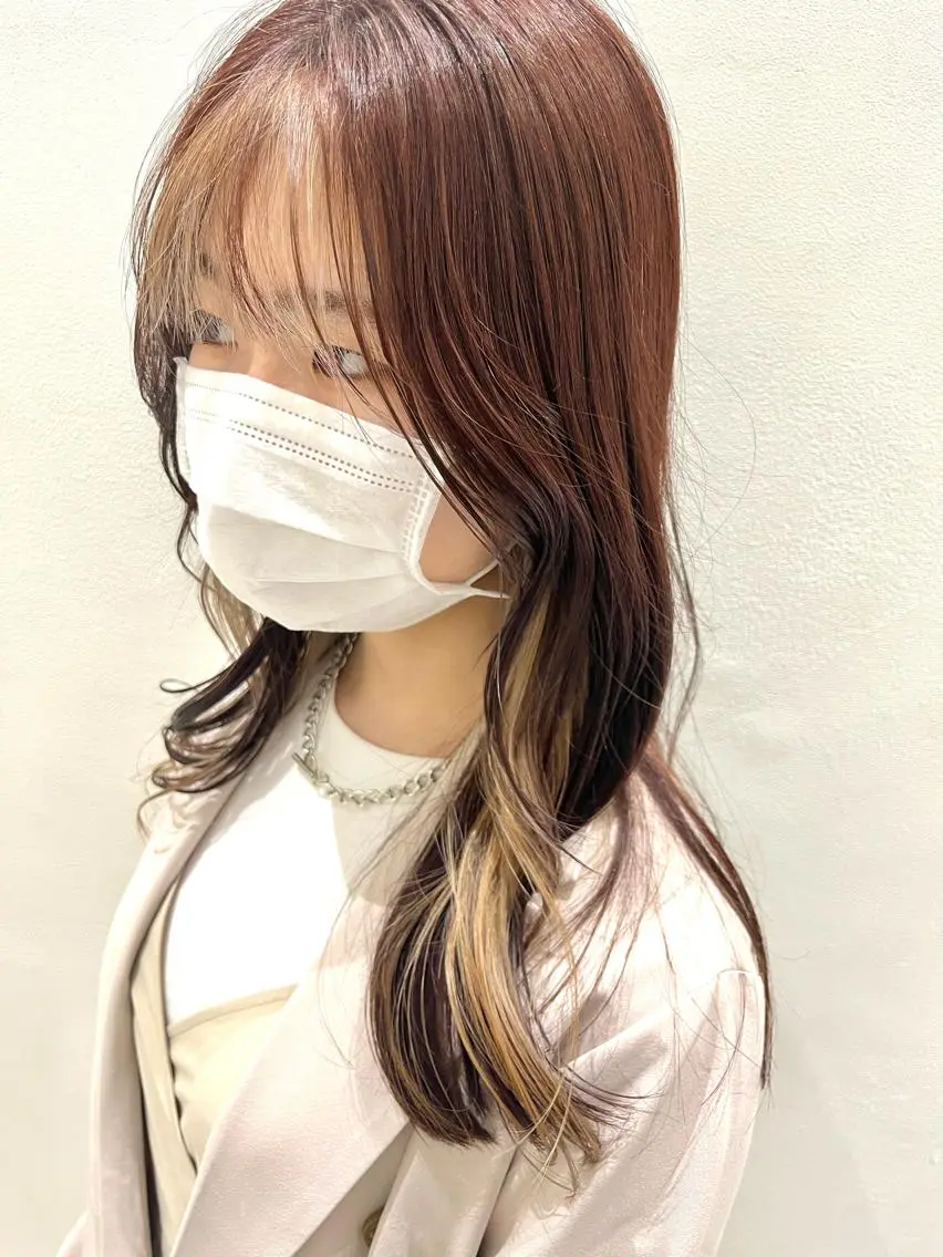 ロング カラー i sのヘアスタイル