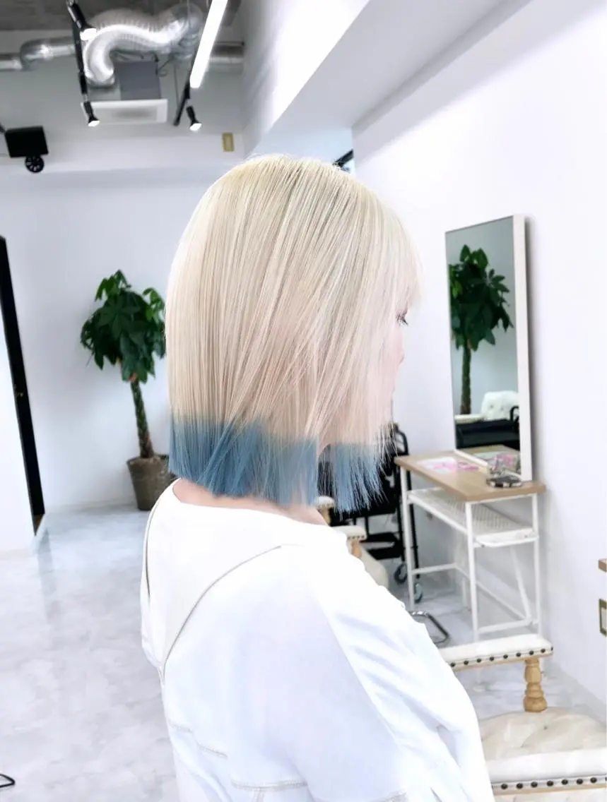 ロング カラー パーマ ヘアアレンジ メンズ キッズ ネイル マツエク・マツパ アイブロウ ヘアカラー トリートメント 💖オタク美容師 ꒰ঌ♡モモ♡໒꒱のヘアスタイル