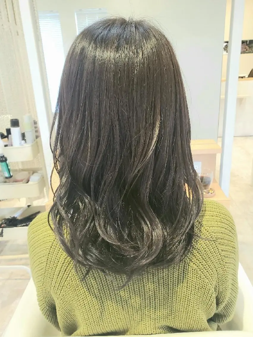 セミロング 北九州美容室 🕊️わかな✂︎のヘアスタイル