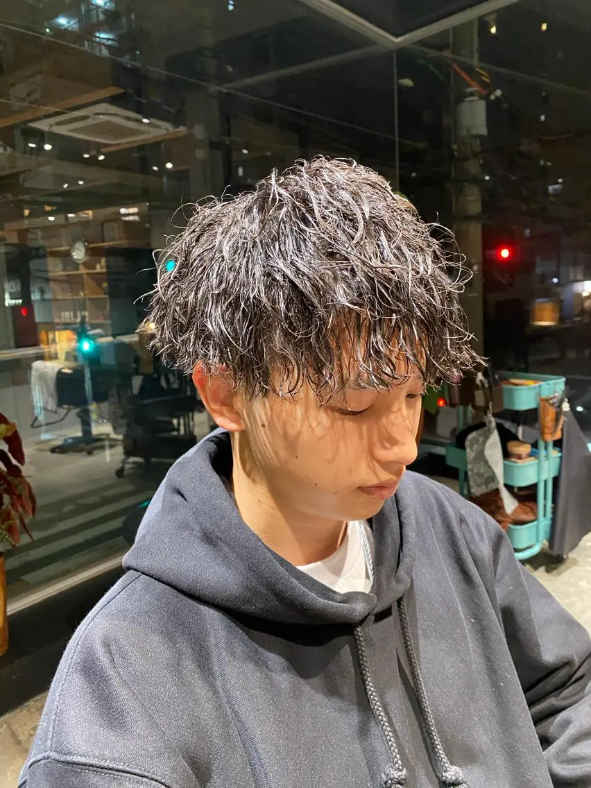 メンズ メンズパーマ 今井 拓海のヘアスタイル