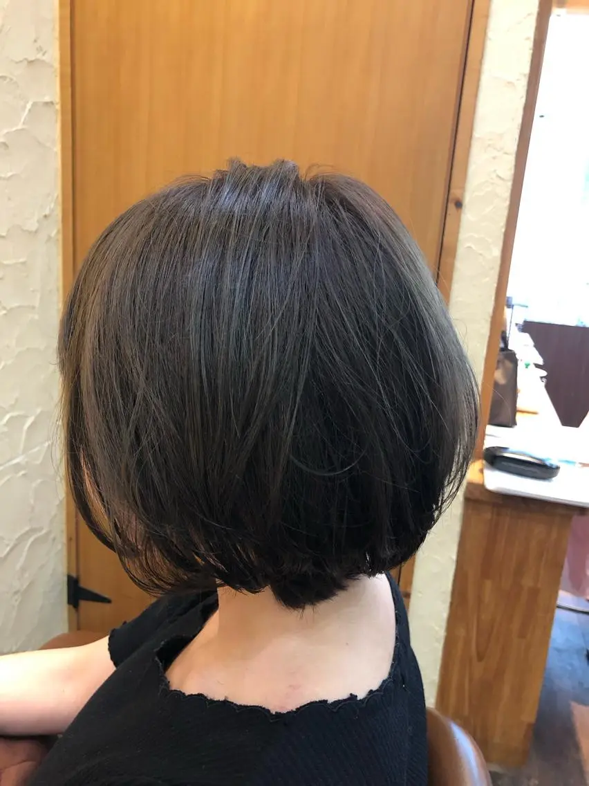ショート カラー アッシュ ベージュカラー ✨🌿大人可愛い愛さ れhair🌿✨松本のヘアスタイル
