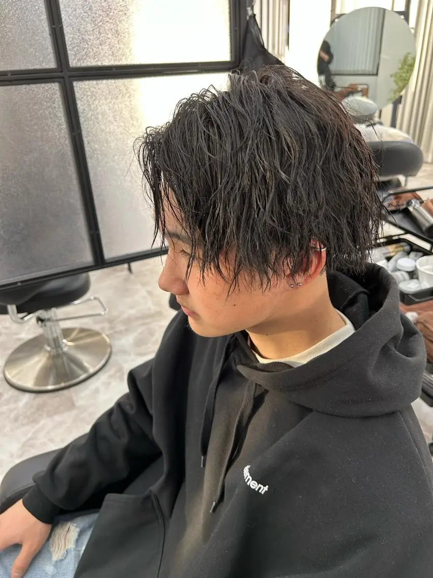 メンズ カット パーマ 悩み解決美容師 Futo✨のヘアスタイル