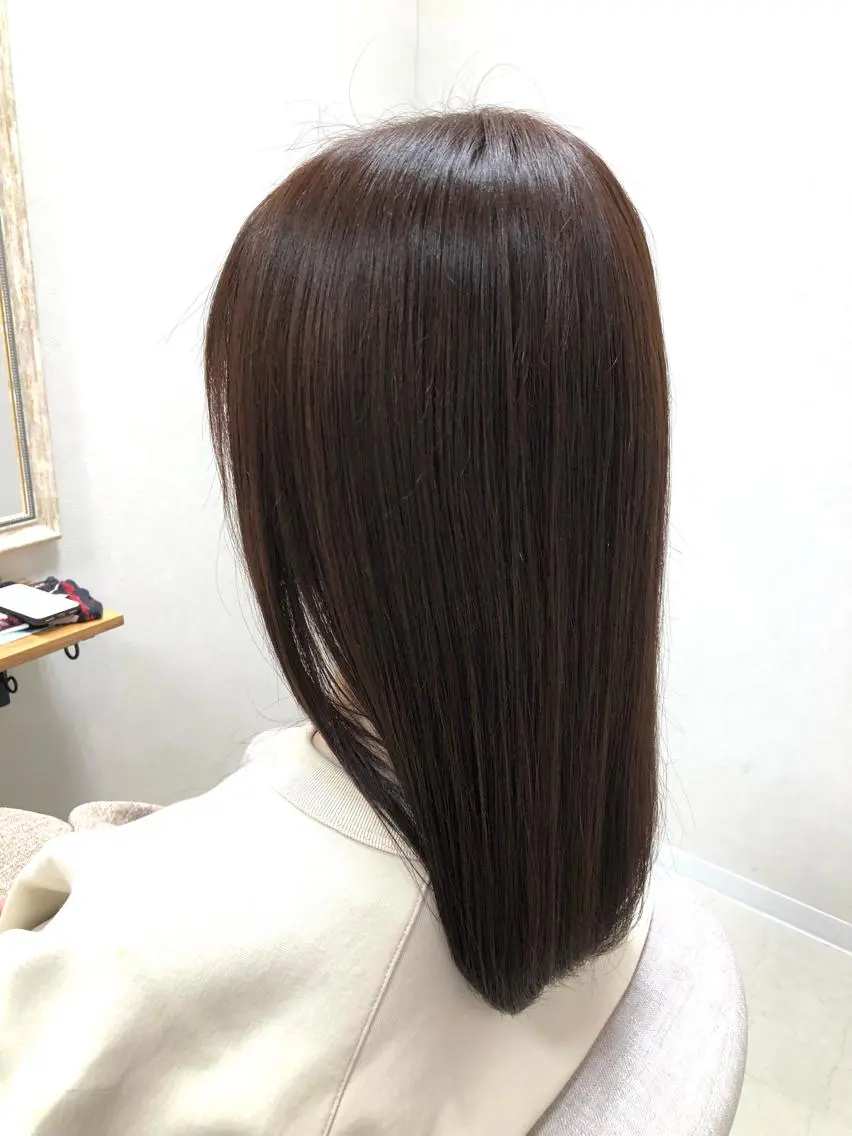ミディアム ヘアカラー トリートメント ショート/白髪ぼかし 君和田若菜のヘアスタイル