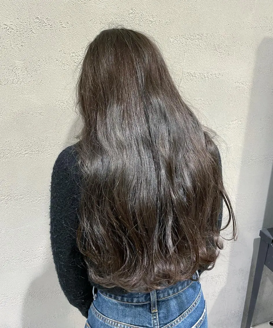 ロング カラー ブリーチ 透明感カラー ブリーチなしカラー Konatsuメンズ /特殊ヘア/パーマのヘアスタイル