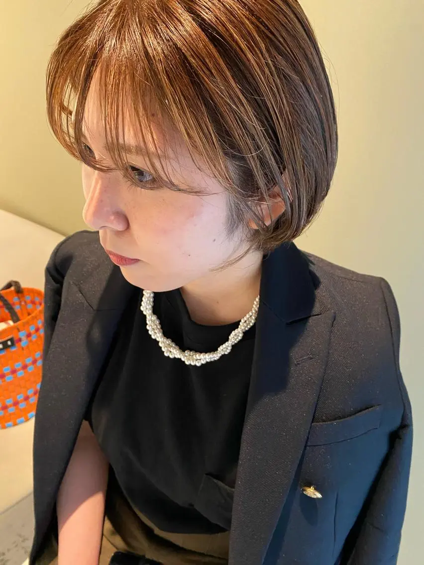 ショート ショートヘア ヘアカラー &72 takiのヘアスタイル