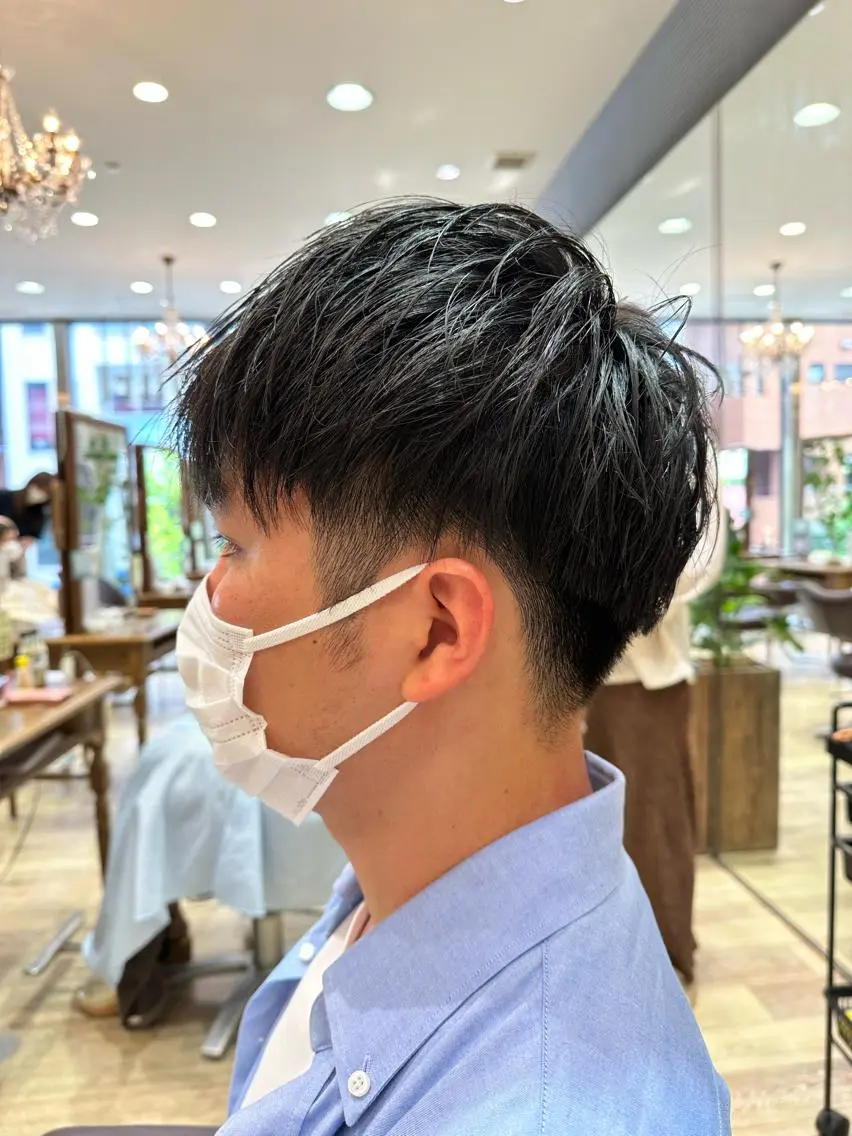 メンズ マッシュ 刈り上げ 宮原 智美のヘアスタイル