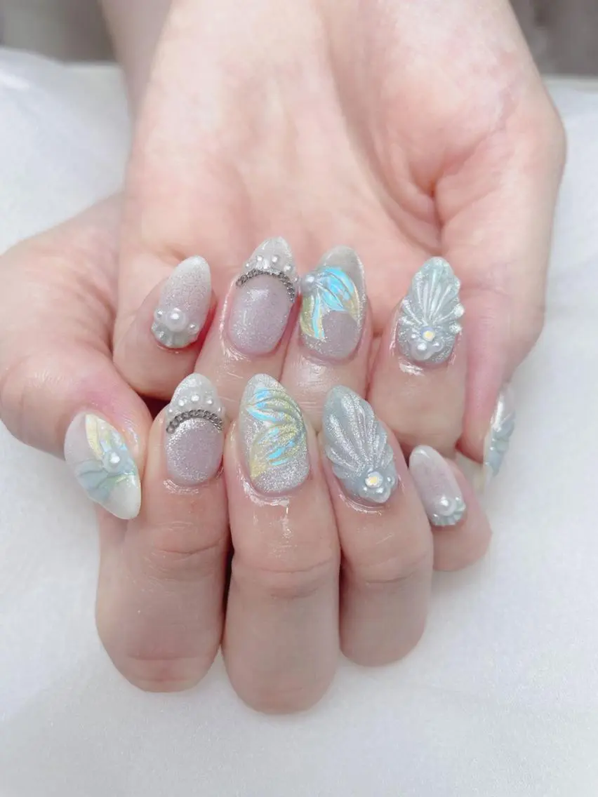 ネイル ハンドネイル Elegant beautyのネイルデザイン