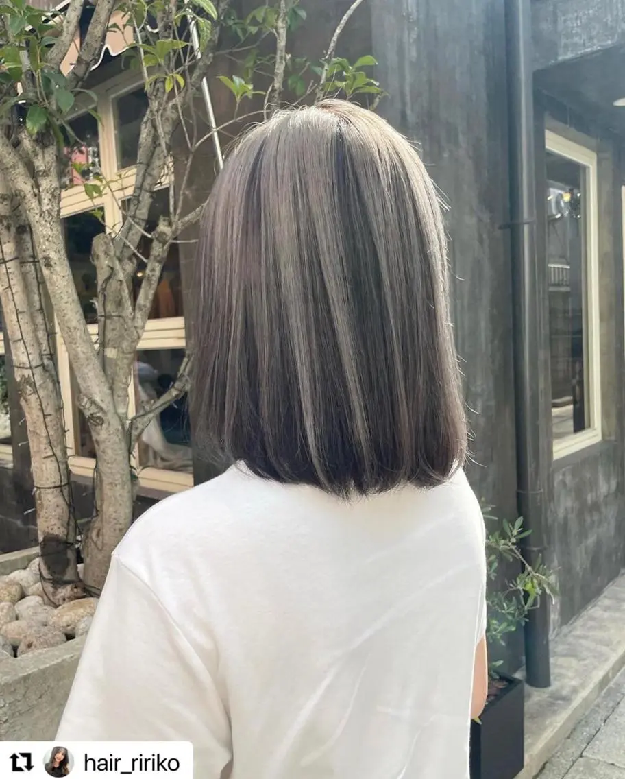 ミディアム カラー メンズ メンズブリーチ メンズハイトーン メンズインナーカラー ブリーチ 透明感カラー 🩷Eny terrace🩷のヘアスタイル