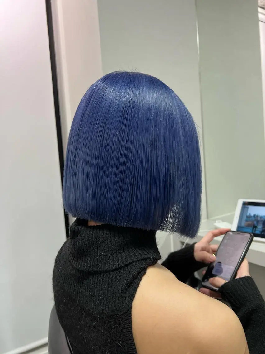 ショート カラー ヘアカラー トリートメント ハイトーン&髪質改善 &韓国エクステ🤎のヘアスタイル