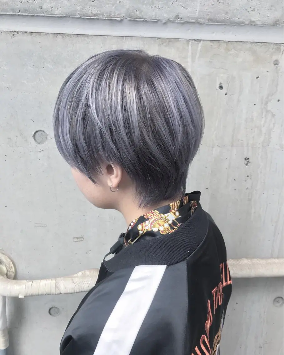 ショート カラー シンプル+αな デザインを 松崎陸のヘアスタイル