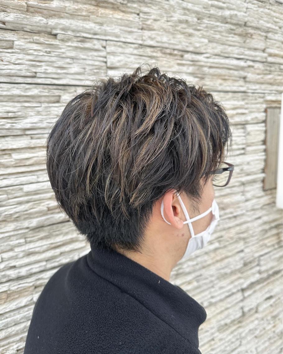 メンズ カット ヘアカラー 似合わせが得意 村松慧汰のヘアスタイル