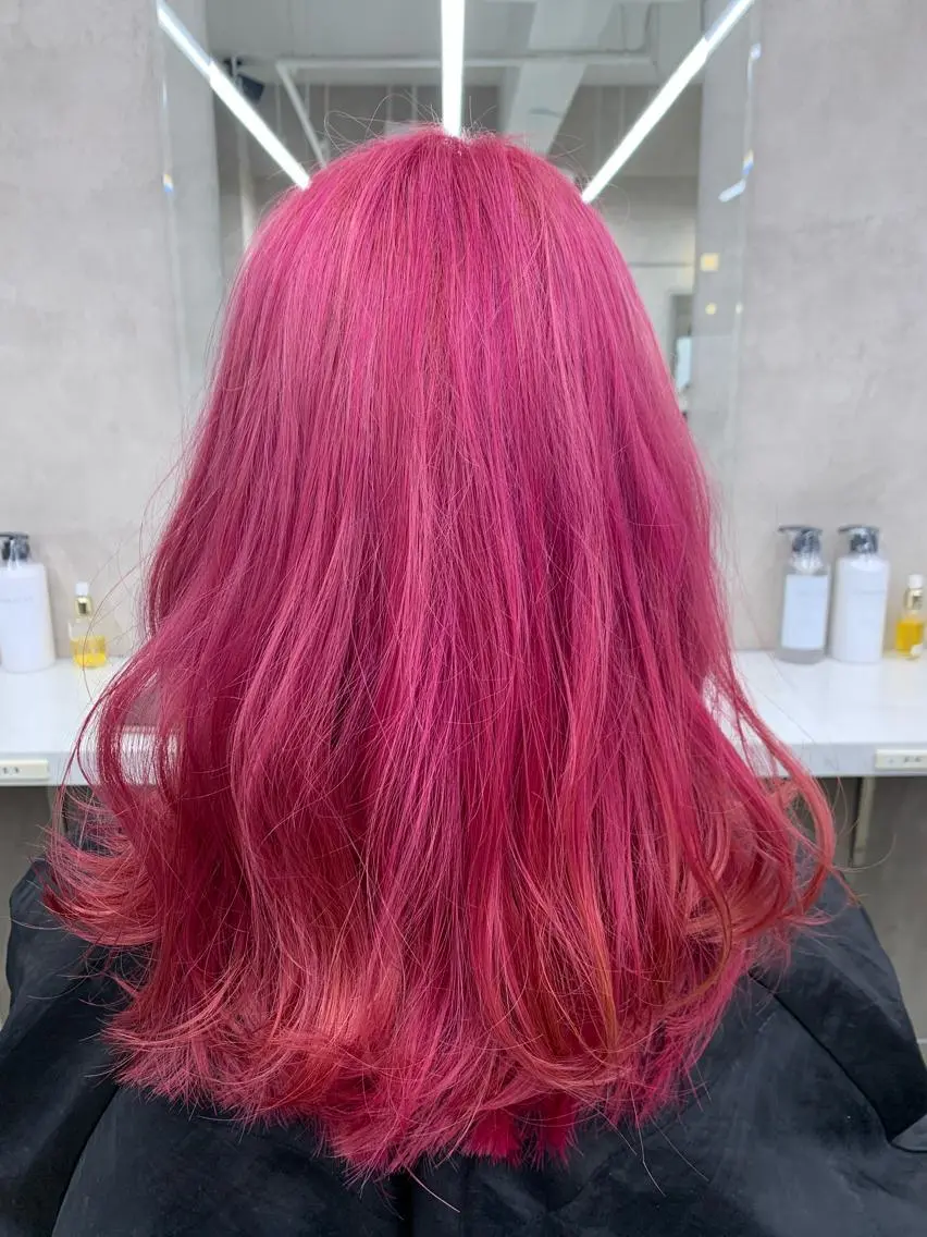 ロング カラー 赤み消しカラー 🍀JUNKIのヘアスタイル