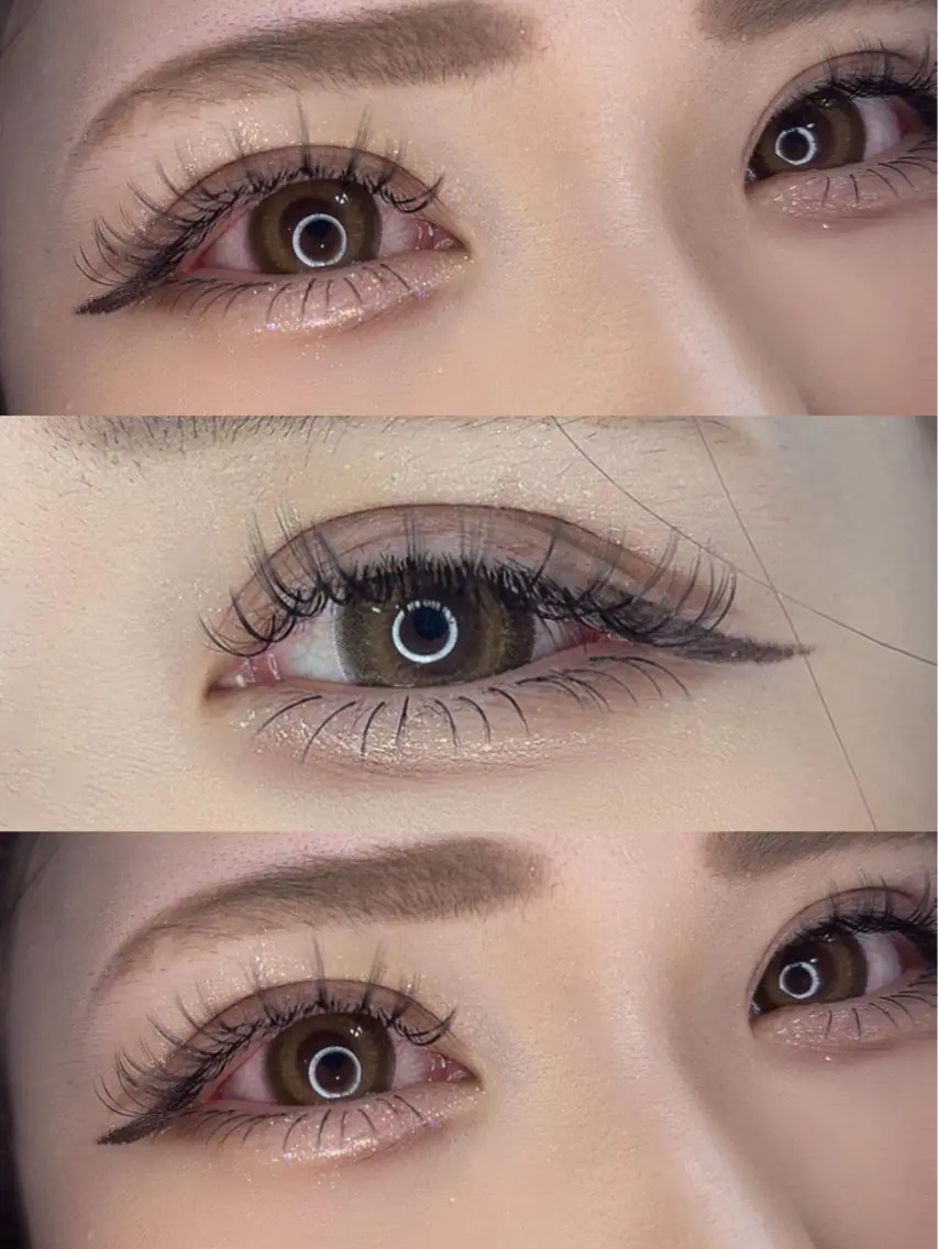 マツエク・マツパ 下まつげエクステ ボリュームラッシュ ∩_∩アオイ eye lashのマツエク・マツパデザイン