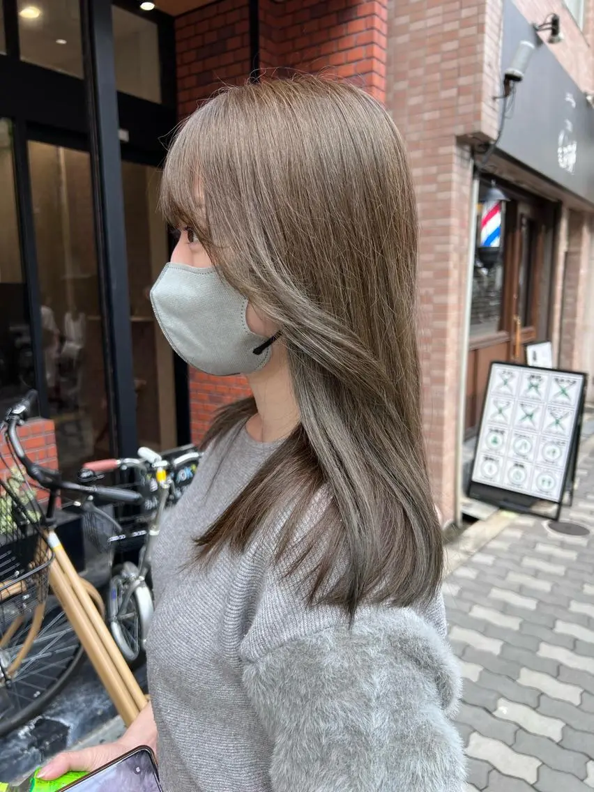 セミロング ヘアカラー トップスタイリスト/ アユミのヘアスタイル