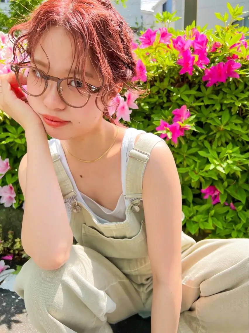 カラー letterby novel はるみのヘアスタイル