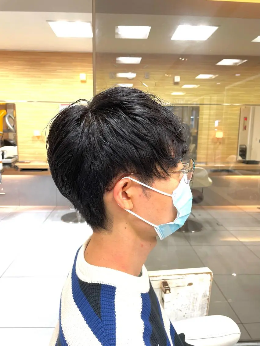 セミロング ヘアアレンジ メンズ アップバング フェードカット メンズハイライト メンズメッシュ マッシュ カット 🔮メンズ縮毛矯正 メンズパーマ💎竹永のヘアスタイル
