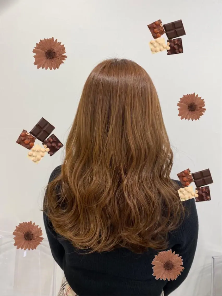 ミディアム カラー ヘアアレンジ 💍Story川越 オフィシャル💍のヘアスタイル
