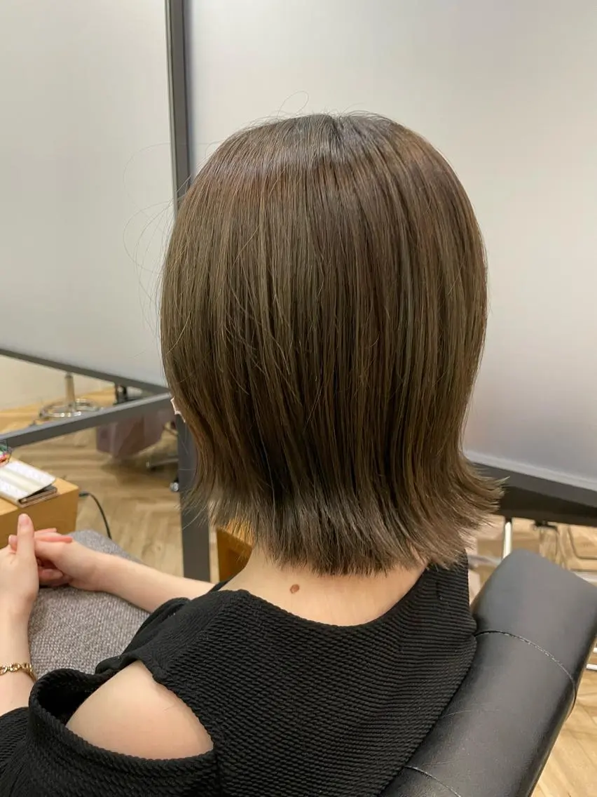 ミディアム カラー カット ヘアカラー トリートメント 《Zina札幌大通》 Hinano🐻のヘアスタイル