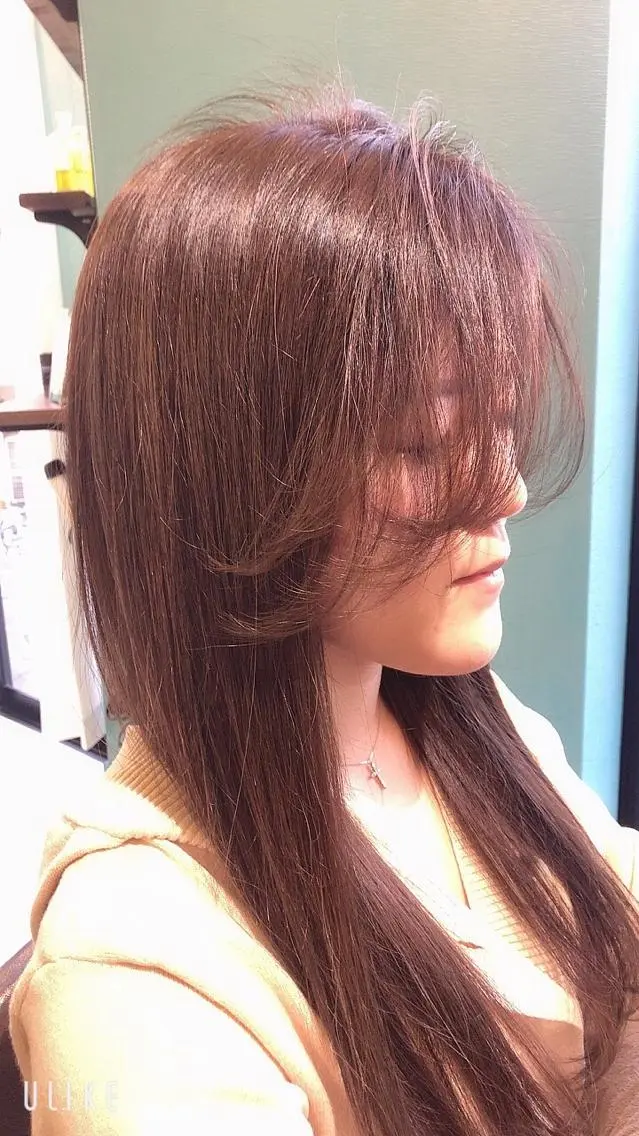 ロング 末石 智のヘアスタイル