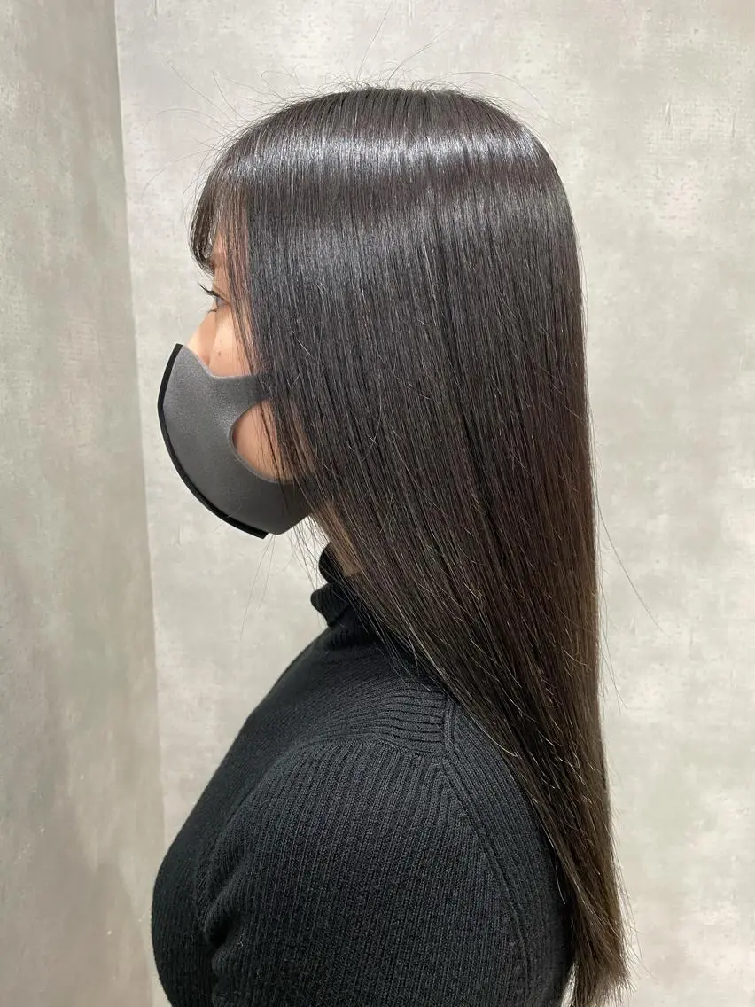ロング カラー カット ヘアカラー トリートメント ヘアセット ✨髪質改善特化サロン ✨グシユキヤ✨のヘアスタイル