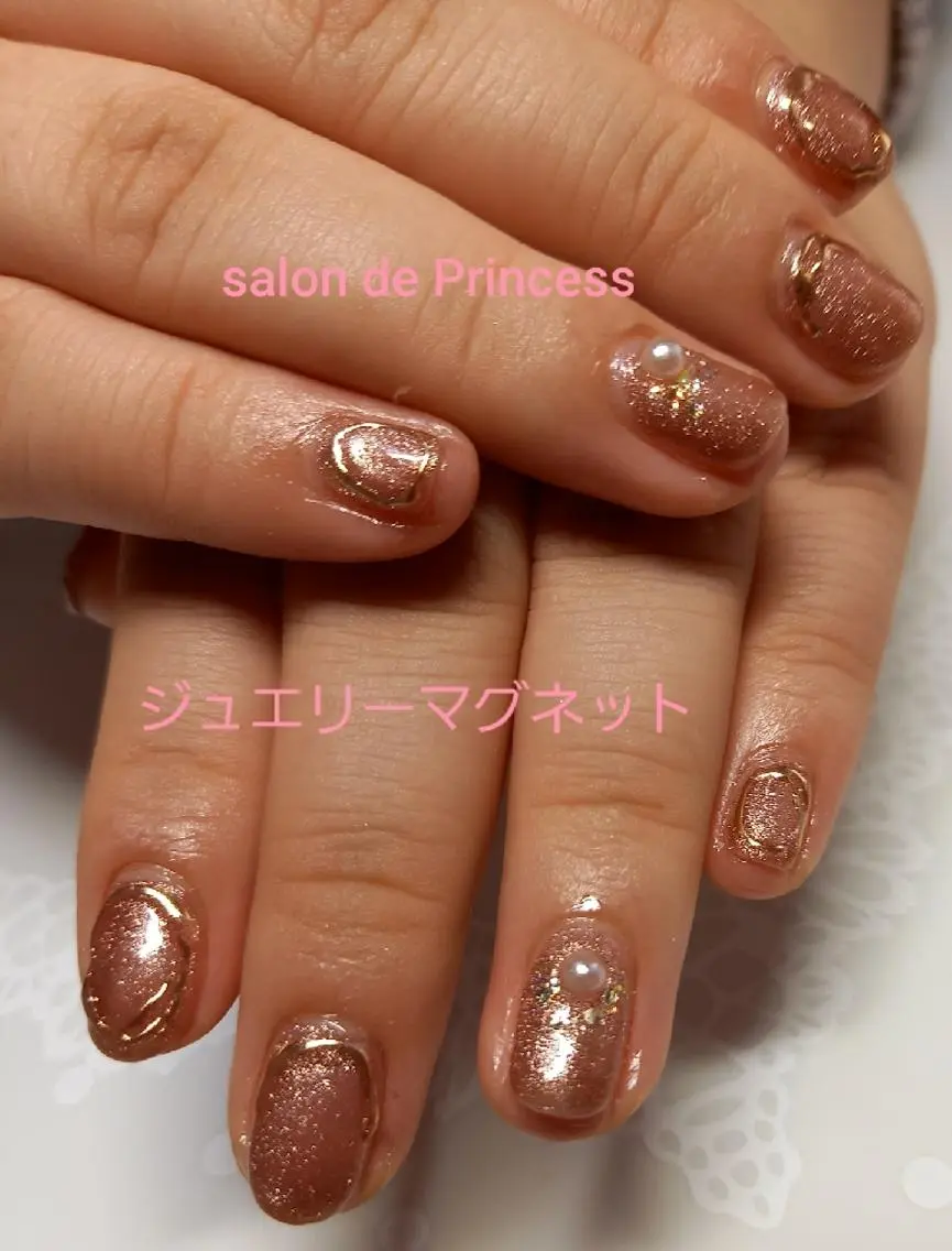 ネイル マグネットネイル salon de  Princessのネイルデザイン