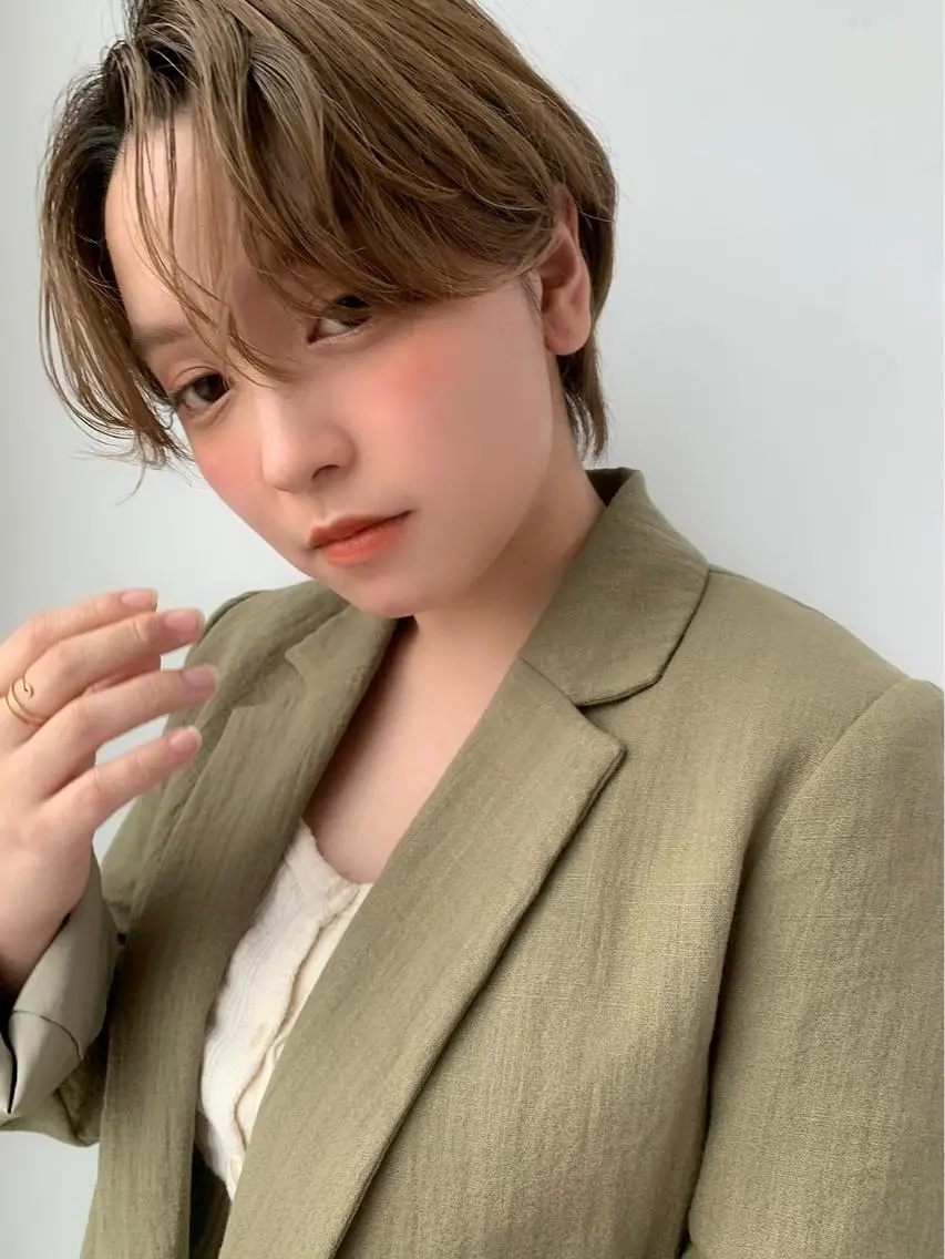 ショート カラー POCKET 高崎店🇰🇷のヘアスタイル