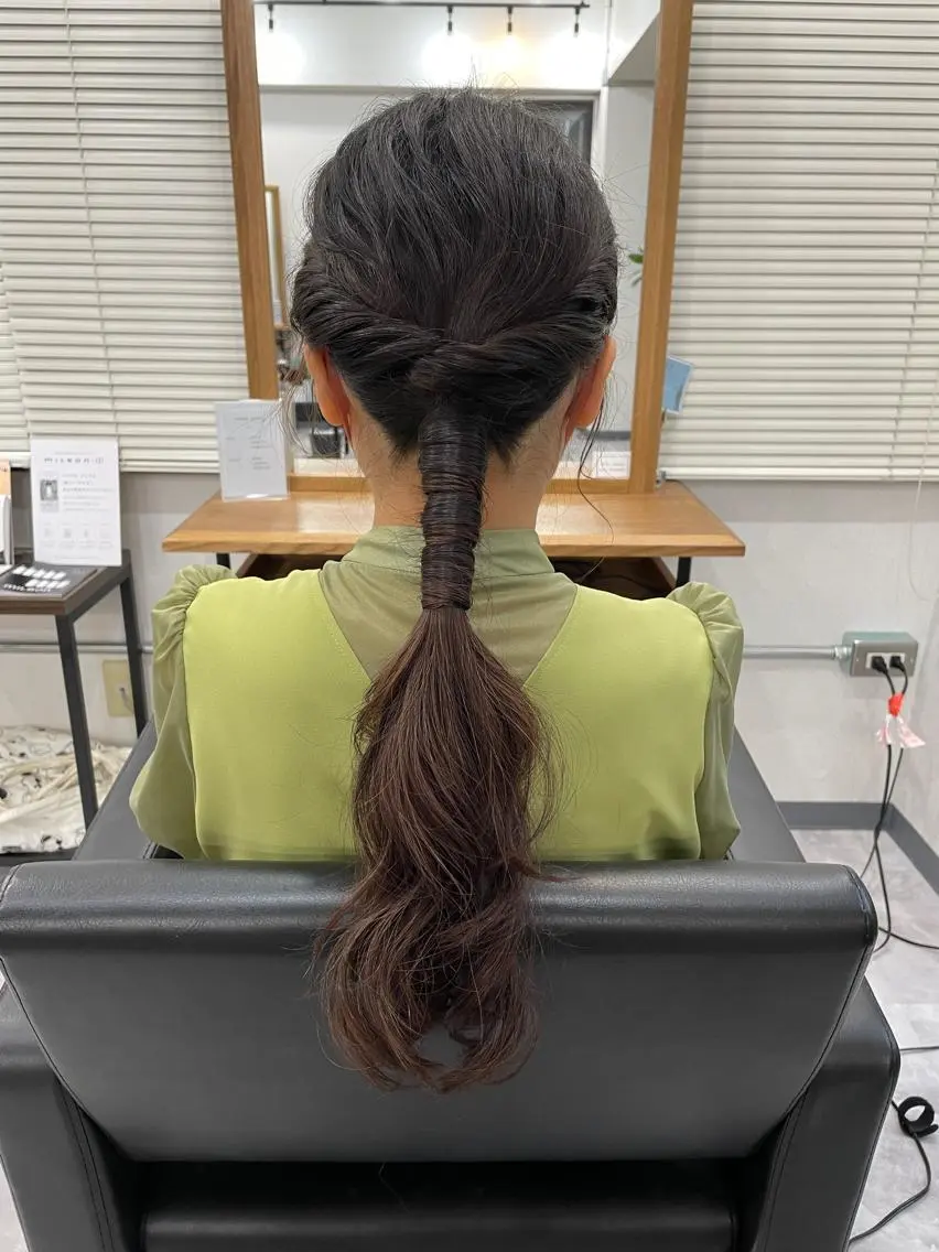 ロング ヘアセット OGAWA HIROKIのヘアスタイル