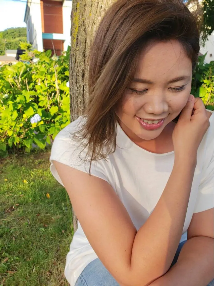 カラー ママ美容師 *ヒマワリのヘアスタイル