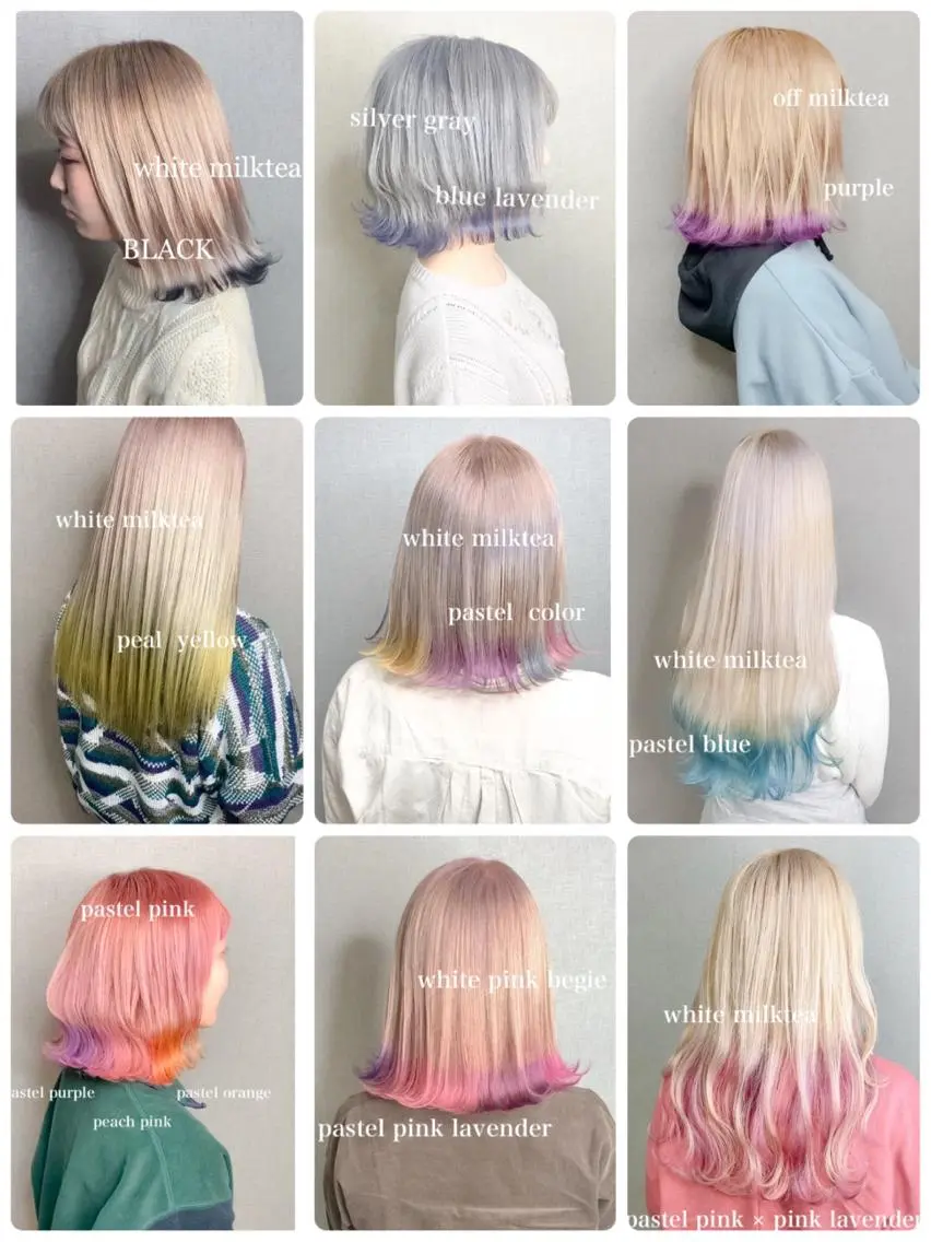 ミディアム カラー Selenehair 三条本店のヘアスタイル