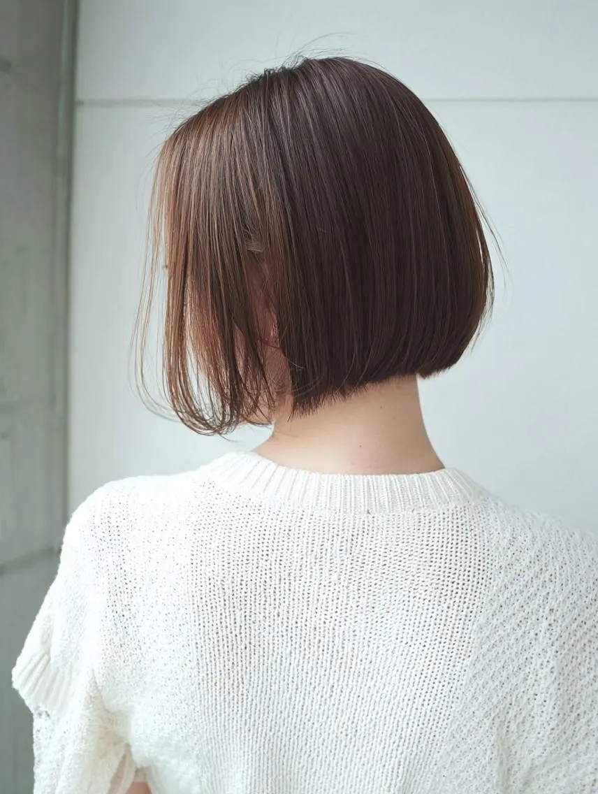 ショート 🩶透明感カラー/ 縮毛矯正LUNA🩶のヘアスタイル