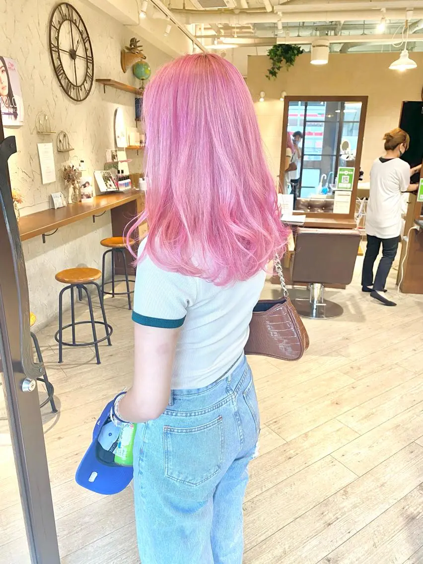 ミディアム カット ヘアカラー トリートメント 日野 和也のヘアスタイル