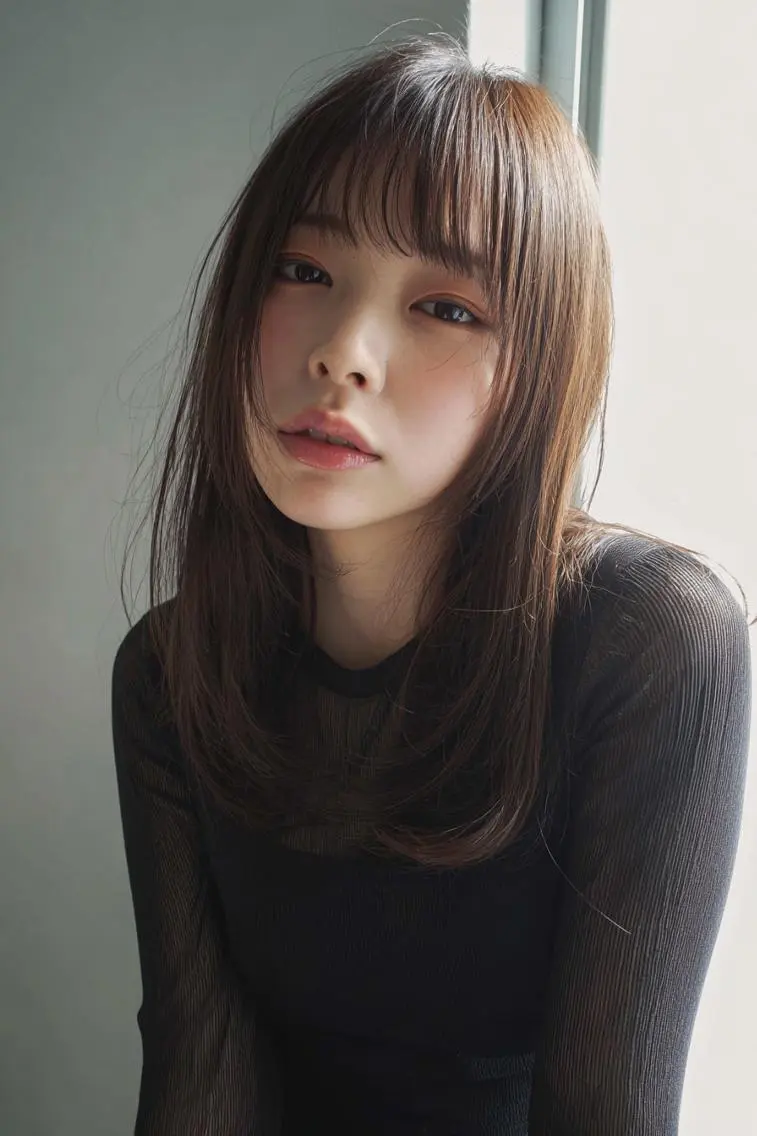 カラー ロング Luana / 公式 / 大通のヘアスタイル