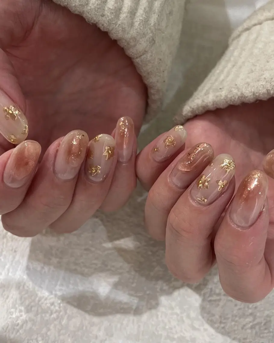 ショート ハンドネイル ネイルサロン Noëlのネイルデザイン