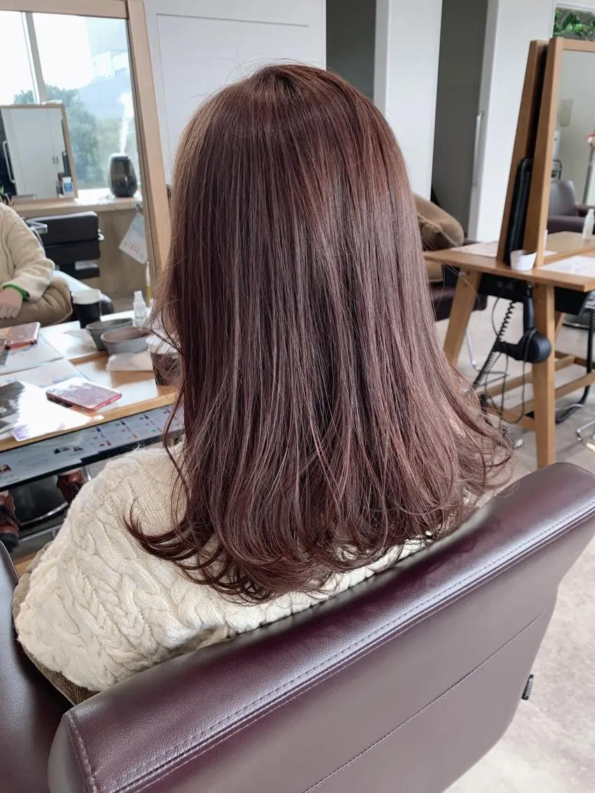 ロング カラー HAREru. モデル募集【戸塚】のヘアスタイル