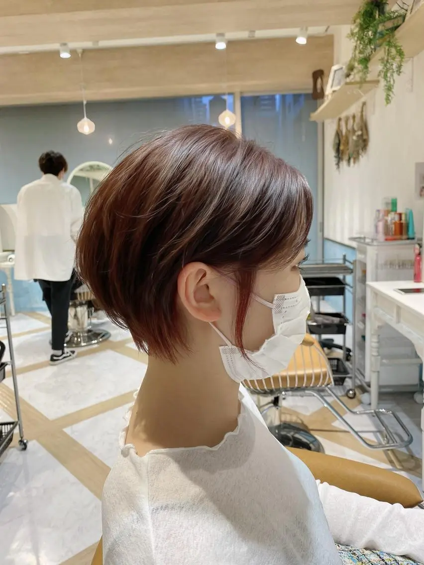 ショート カラー カット ヘアカラー トリートメント 🌟モテ髪ショート 🌟店長 津賀涼のヘアスタイル