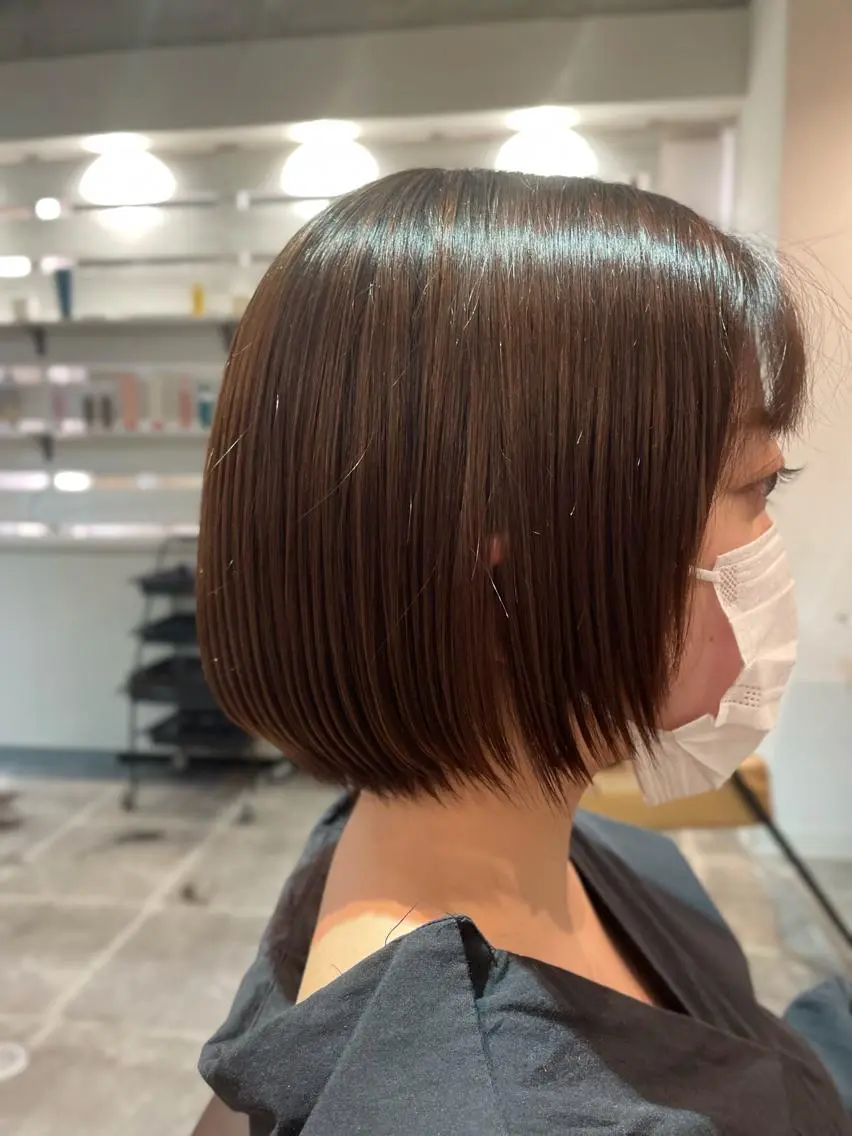 ショート ボブ 髪質改善 野村直希 NAOKIのヘアスタイル