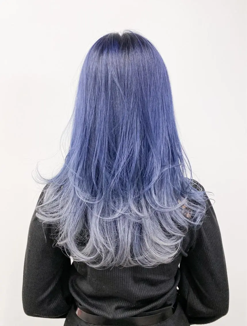 セミロング ヘアカラー 常山 篤志のヘアスタイル