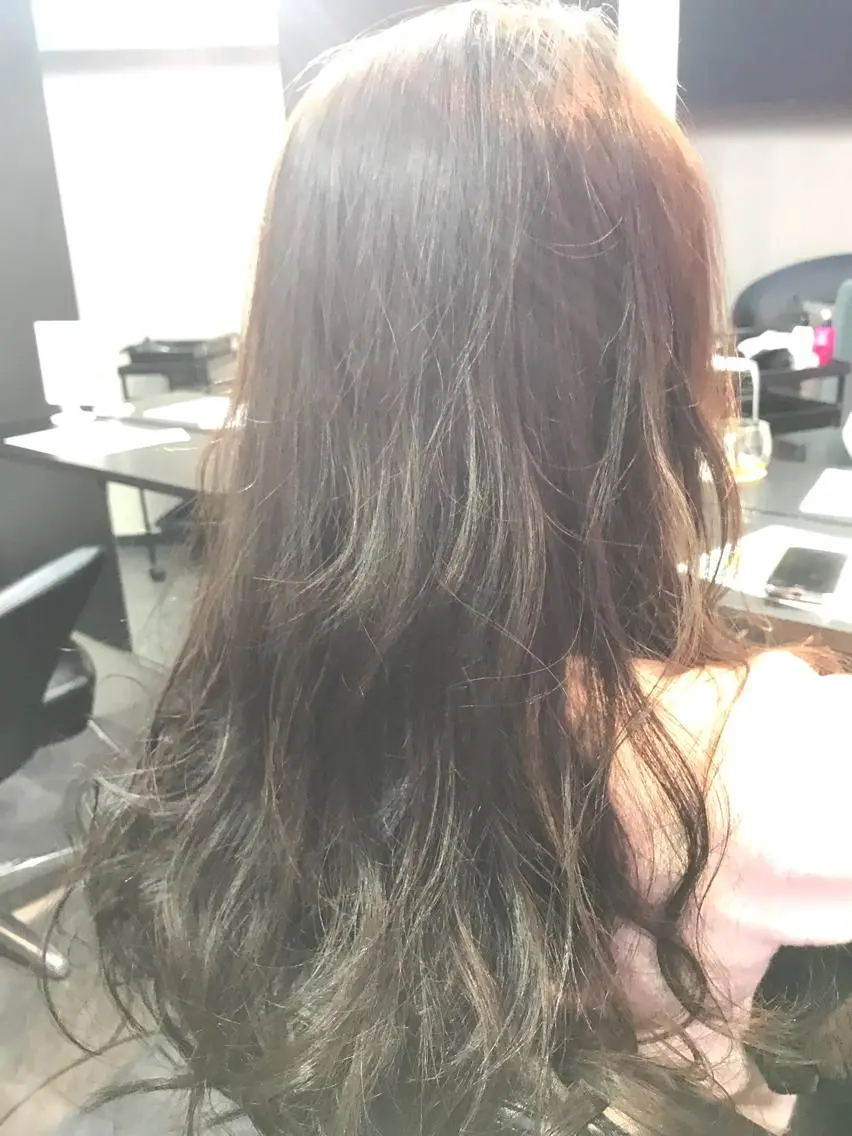 ロング カラー ハイライト/髪質改善 ans/黒木 和大のヘアスタイル