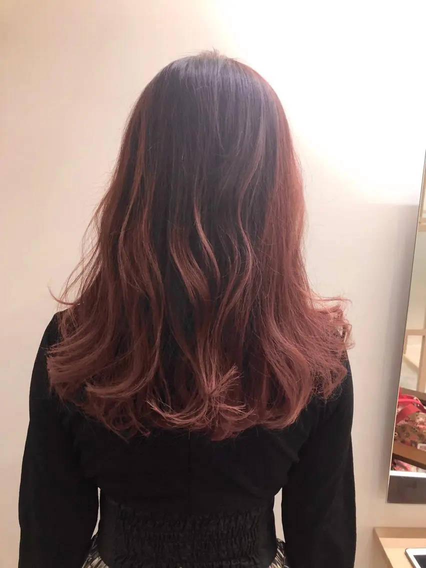 ロング アッシュ レイヤーカット 大野 雅士のヘアスタイル