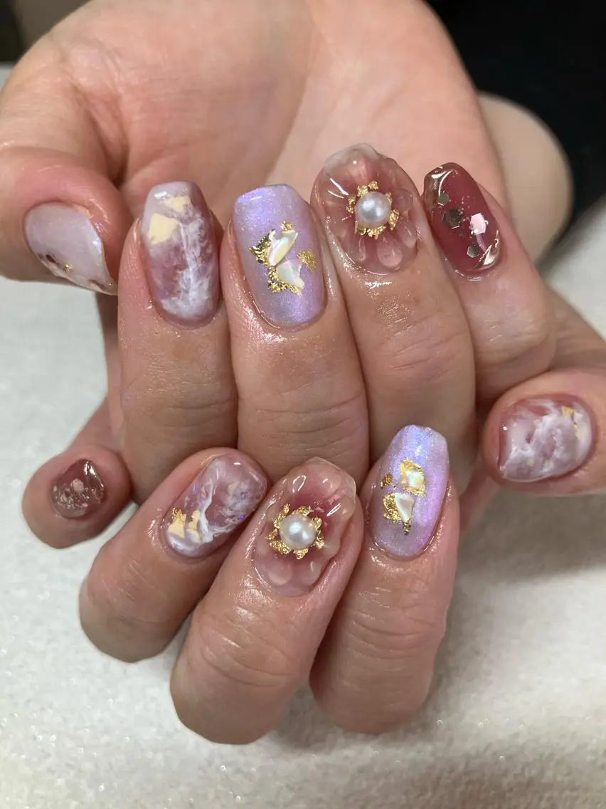 ネイル ニュアンスネイル m'sNail 福岡西区 ネイルのネイルデザイン