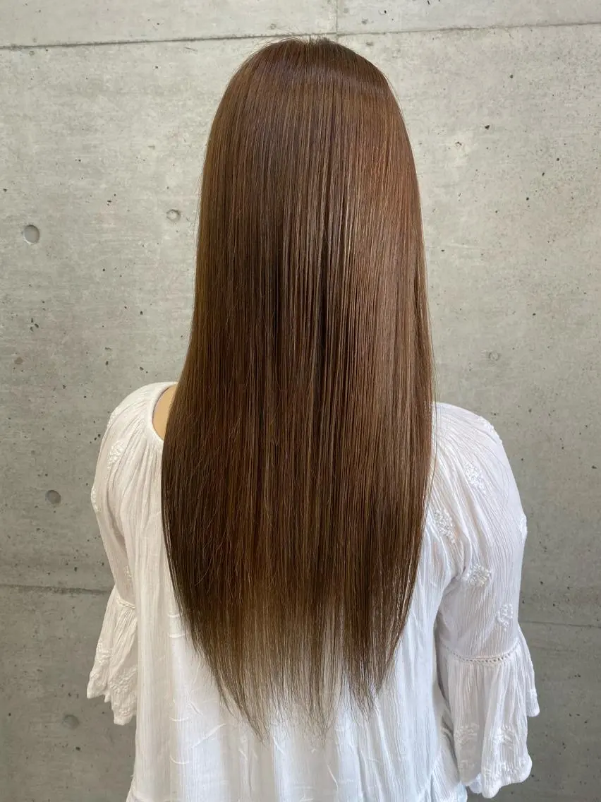 カラー ブリーチ トリートメント 大栗 佑也  髪質改善のヘアスタイル