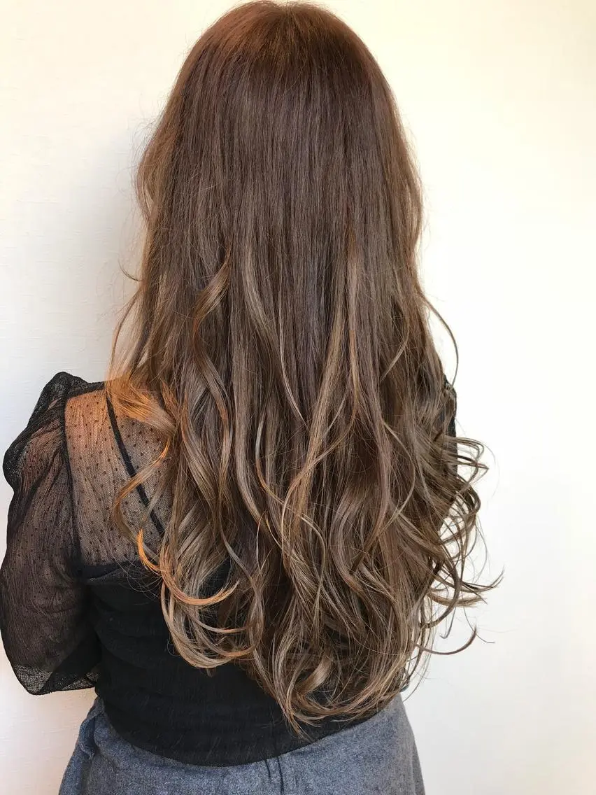 ロング ハイライト カット ヘアカラー トリートメント ショートと髪質改善 達人⭐️村上将梧のヘアスタイル