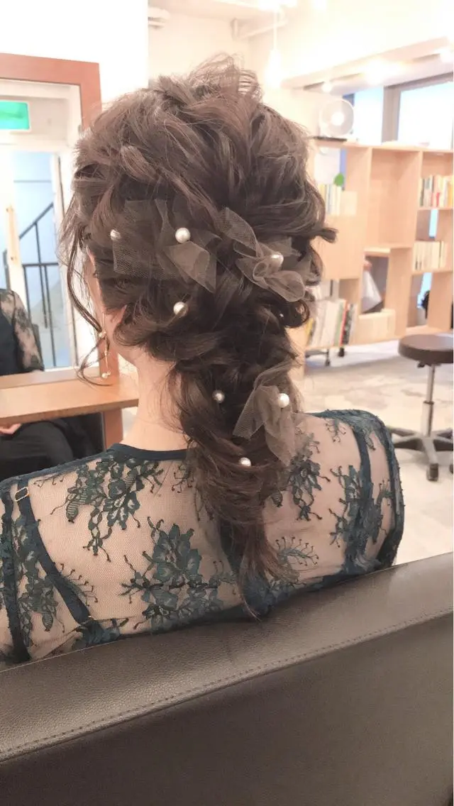 カラー ヘアアレンジ グレージュ 田町駅徒歩5分 🌼fumiのヘアスタイル