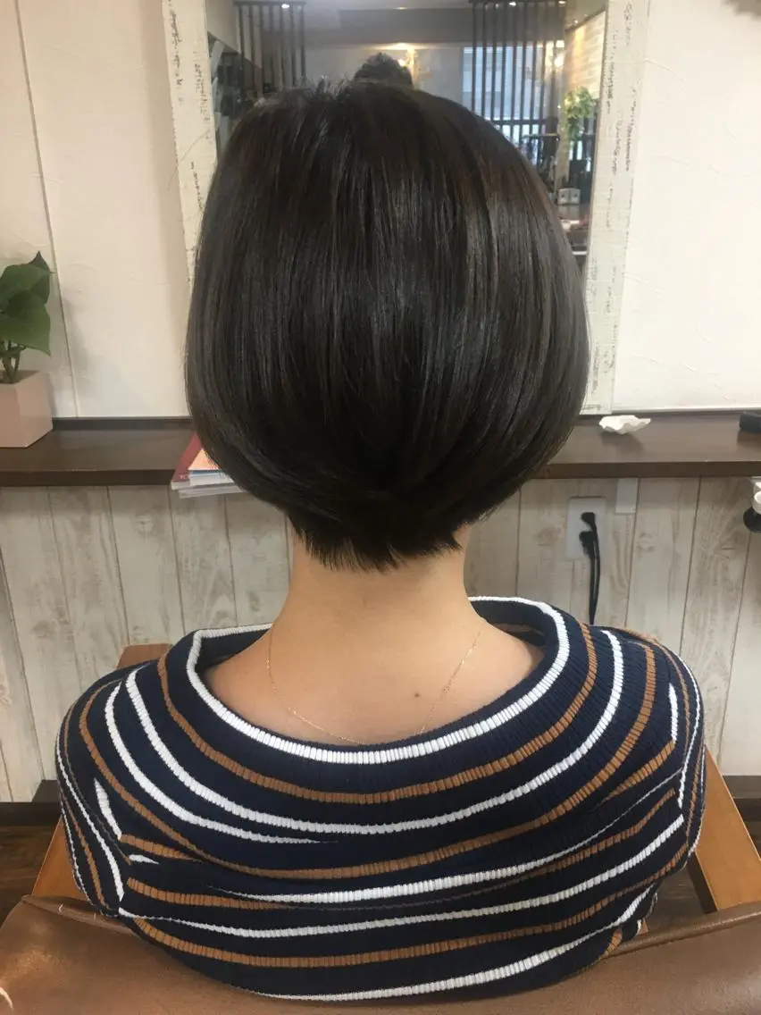 ショート カット ヘアカラー トリートメント しが りょーたのヘアスタイル