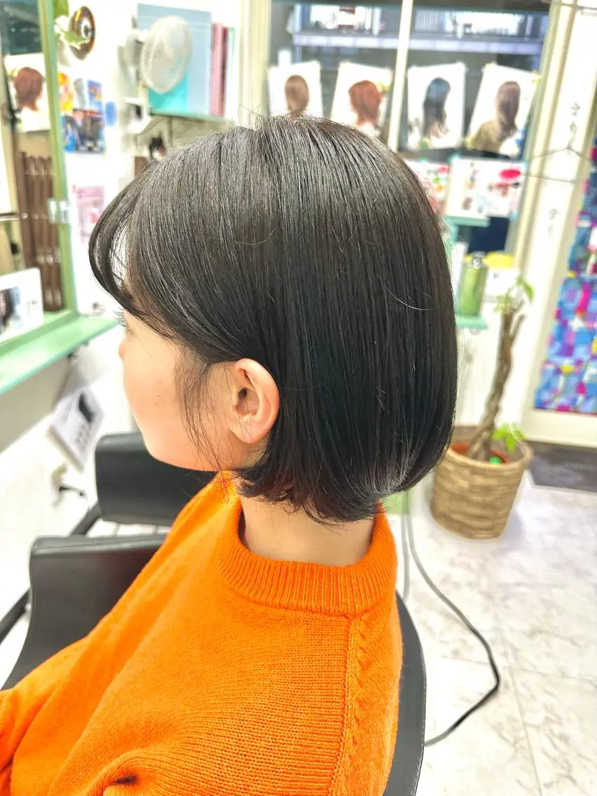 ショート カラー パーマ ヘアアレンジ トリートメント 髪質改善✧︎カラー 💎AIM【アイム】のヘアスタイル