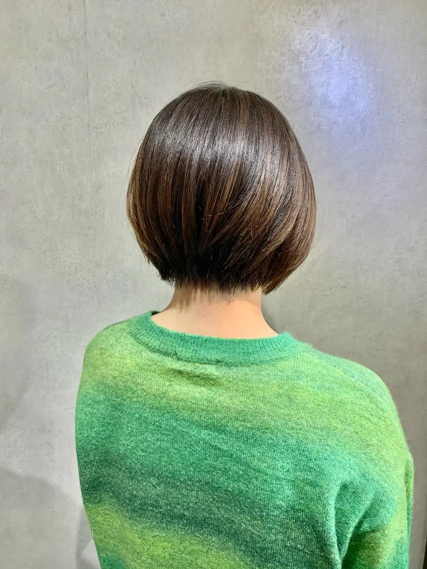 ショート カラー ショートボブ ボブ ショートヘア カット ヘアカラー トリートメント 髪質改善＊韓国ヘア＊ レイヤー＊IBUKIのヘアスタイル