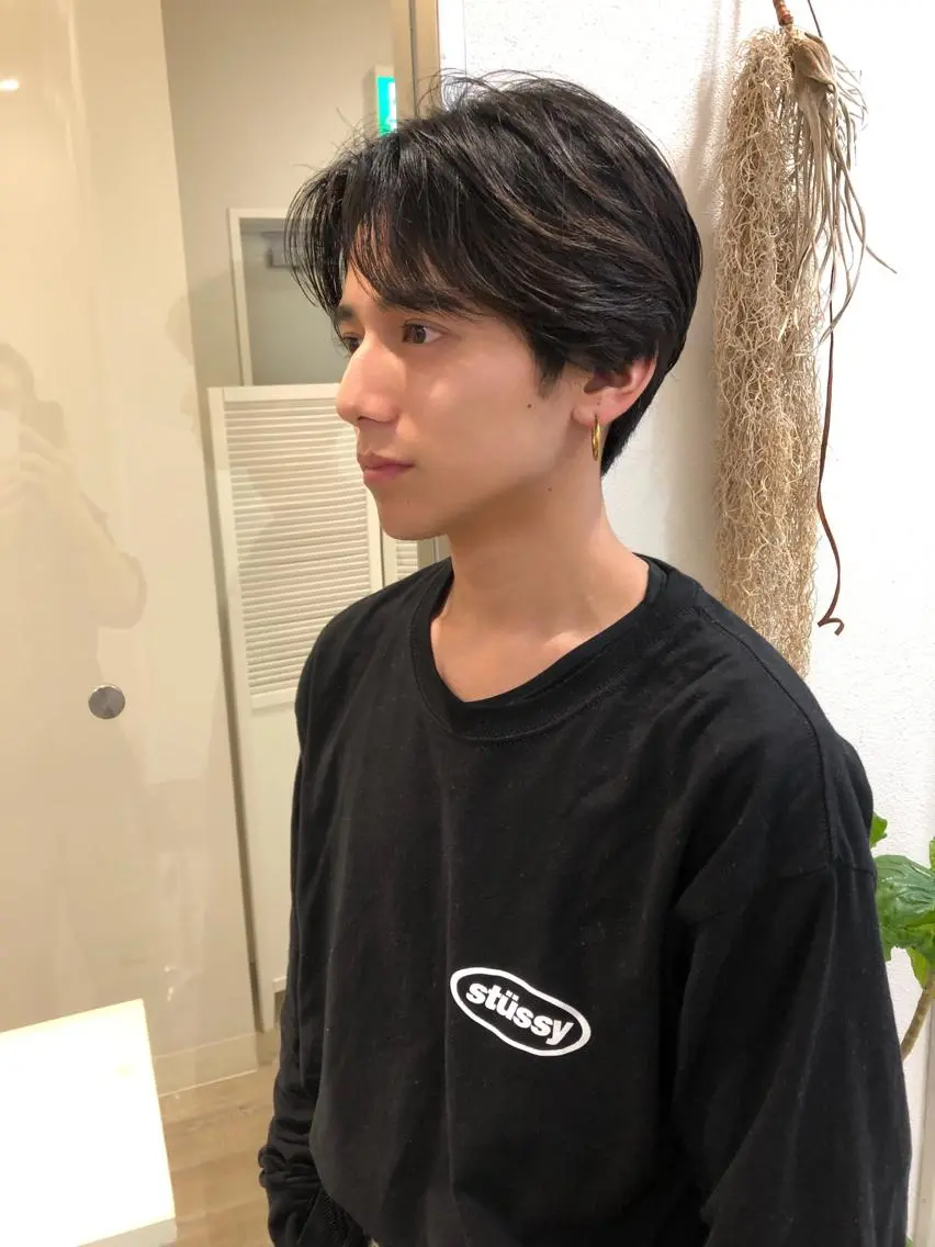 ショート メンズ マッシュ カット 柳田 駿のヘアスタイル
